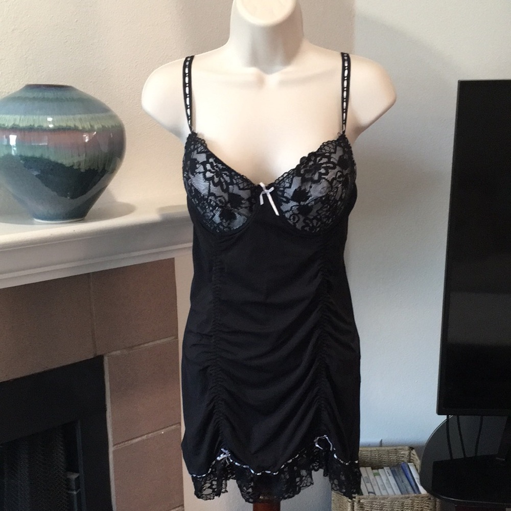 Black lingerie with lace from Native Intimates